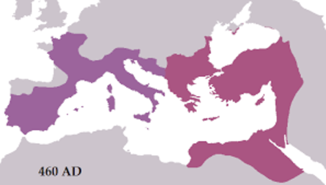 Rome Splits Into Two Empires