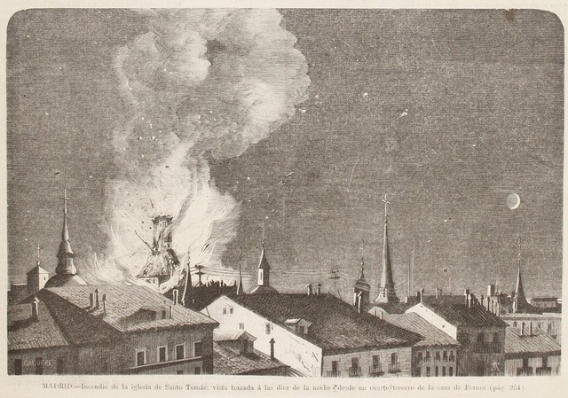 Incendio de la Iglesia de Santo Tomás