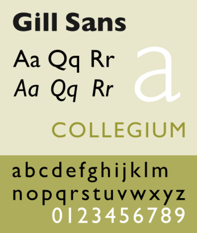 Gills Sans
