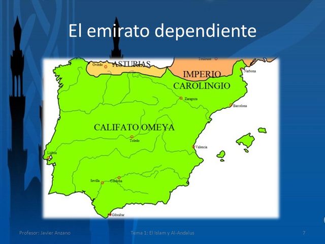 El emirato dependiente (714-756)