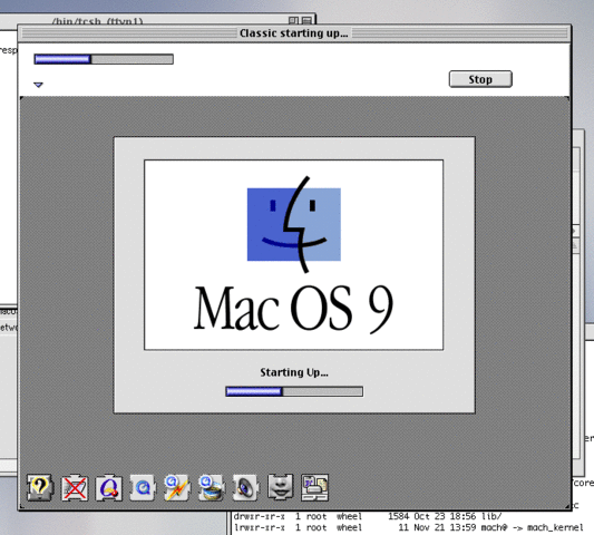 Primo rilascio di Mac OS