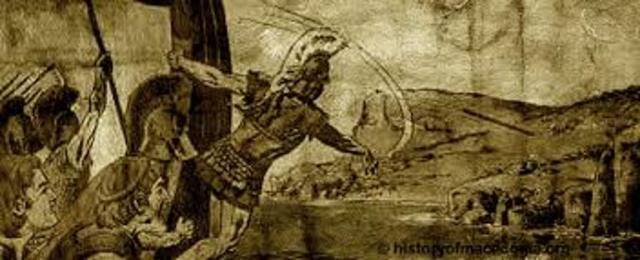 Thracians, Illyrians, and Thebes rebel.