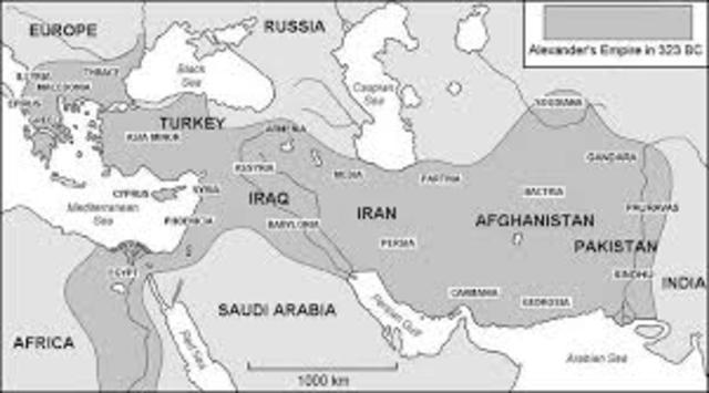 After conquering eastern Iran