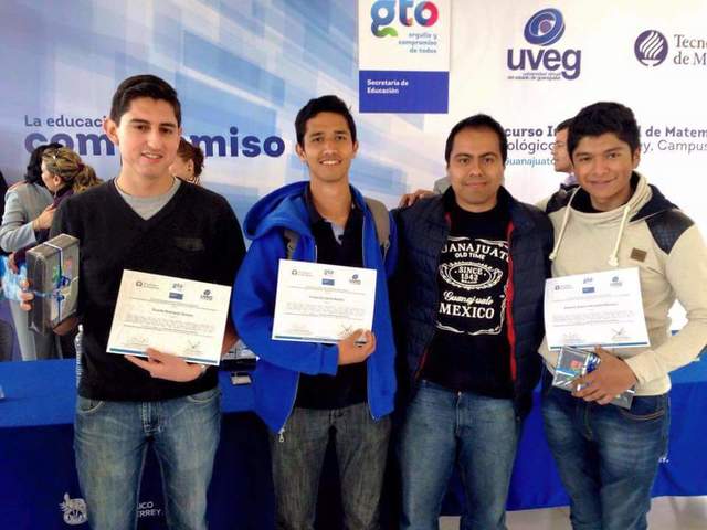 Ganador del primer lugar en el concurso internacional de matemáticas del ITESM Campus Leon