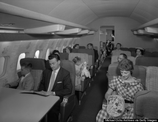 Air Travel in the 50's-                                  http://www.huffingtonpost.com/2014/06/15/air-travel-1950s_n_5461411.html
