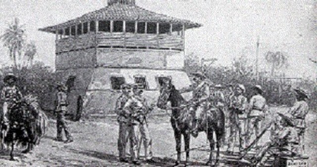 Defensas españolas derrotadas