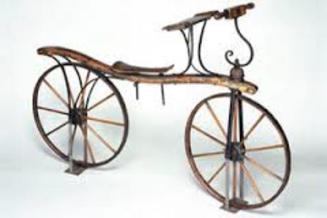 German Baron Karl von Drais invented the first practical bicycle.
