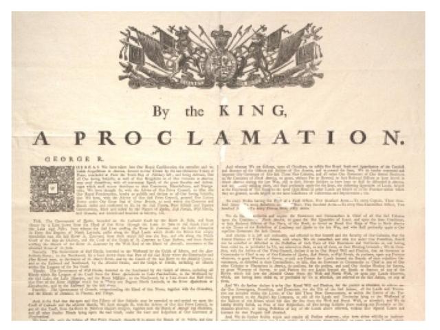 Proclamation of 1763