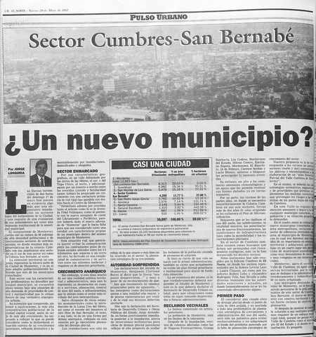 Programa de Desarrollo Municipal de Monterrey