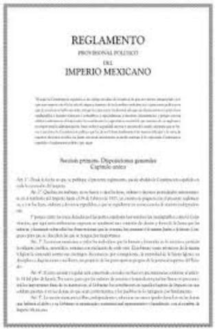 Reglamento Provisional Político del Imperio Mexicano