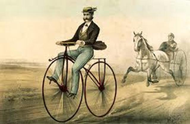 Velocipedes enter the U.S.