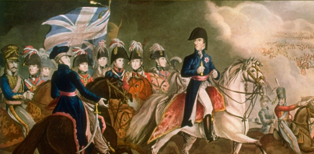 Napoleon Defeated at Waterloo