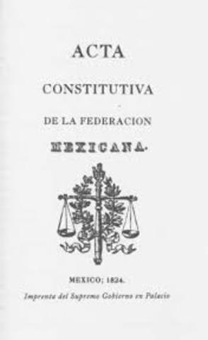Acta Constitutiva de la Federación