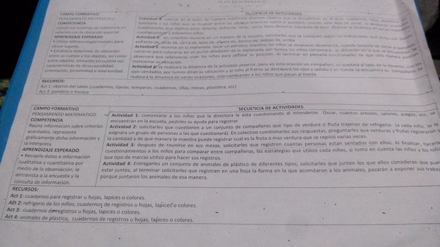 Planeación Pensamiento Matemático