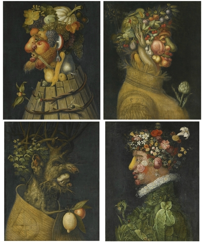 Giuseppe Arcimboldo - Les Saisons