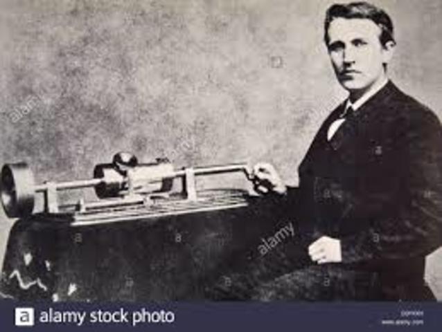 First phonograph