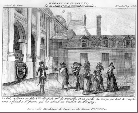 King Louis XVI Flees