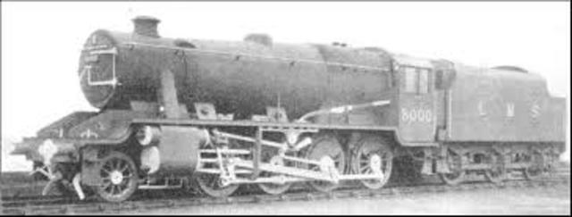 Eight wagon locomotive