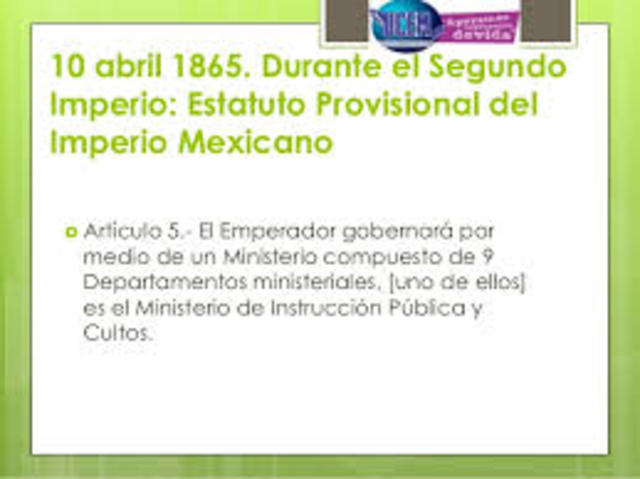 Estatuto Provisional del Imperio Mexicano