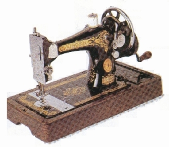 Máquina de coser (Inglaterra. 1790. Thomas Saint