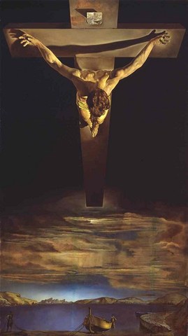Dali, Salvador. "Christ of Saint John of the Cross." (1951).
