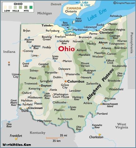 Ohio is admitted to the Union as the 17th U.S. state.