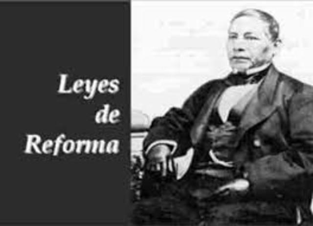 Leyes de Reforma 1859-1860