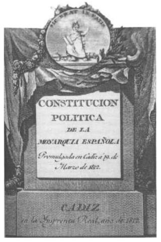 Constitución Política de la Monarquía Española