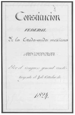 Constitución Federal de los Estado Unidos Mexicanos