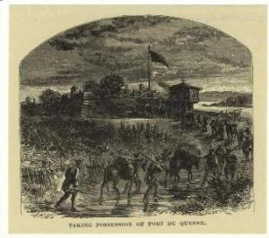 George Washington assaults Fort Duquesne