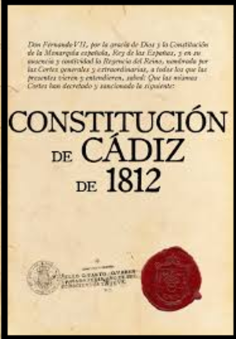 Constitución de Cádiz, 1812