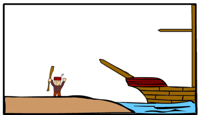 •Columbus "discovers" America