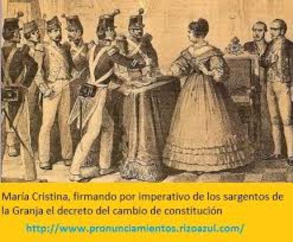 Pronunciamiento militar de los sargentos de la Granja de San Ildefonso