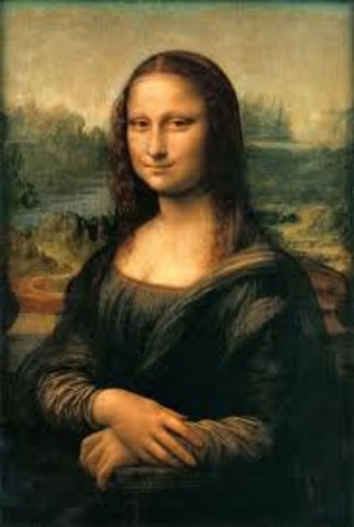 Leonardo de Vinci Paints the Mona Lisa