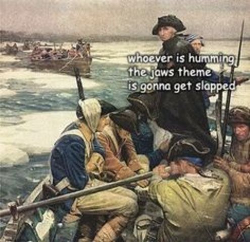 Washington crosses the Delaware