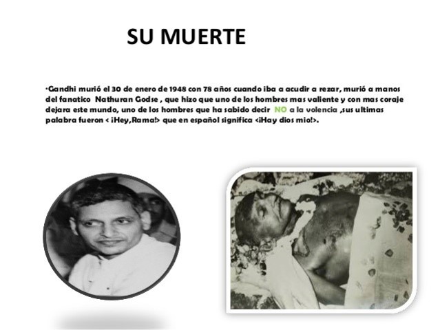 MUERTE DE GANDHI
