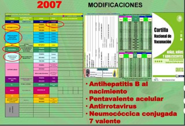 Sustitución por la vacuna pentavalente acelular