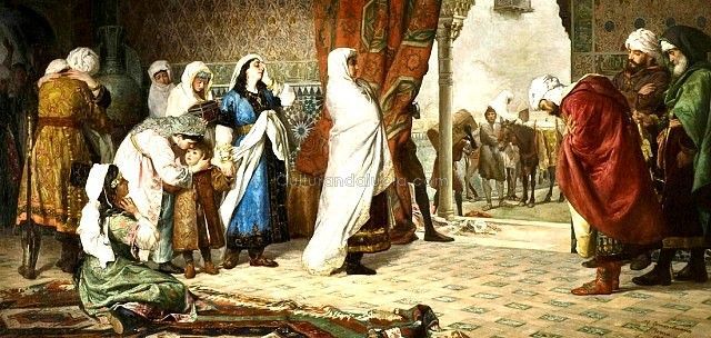 Primer contacto musulmán en la Península.