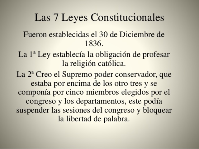 Leyes Constitucionales
