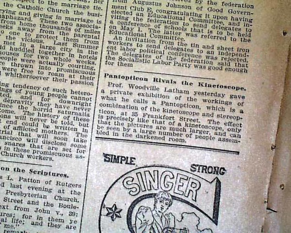 Pantopticon Rivals The Kinetoscope