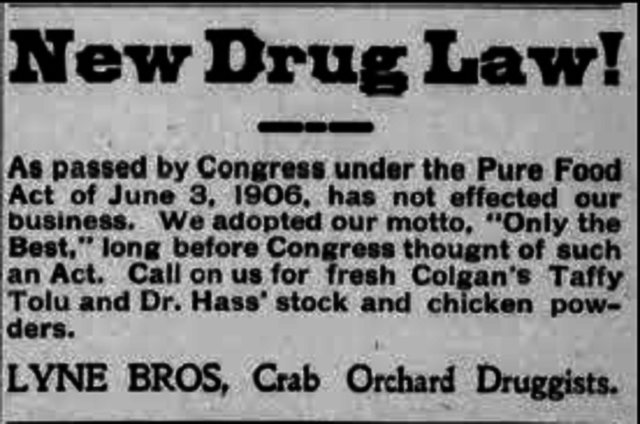 Pure Food and Drug Act