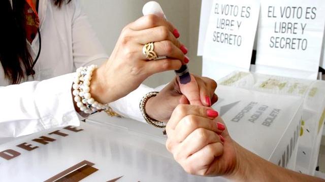 Líquido indeleble que se utilizará para impregnar el dedo pulgar derecho de los electores.