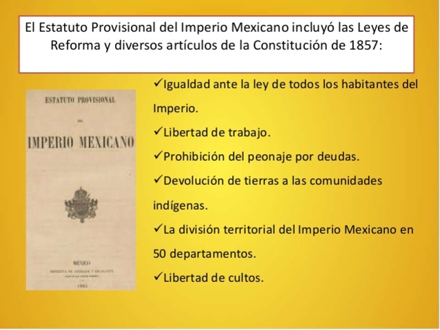 Estatuto Provisional del Imperio Mexicano
