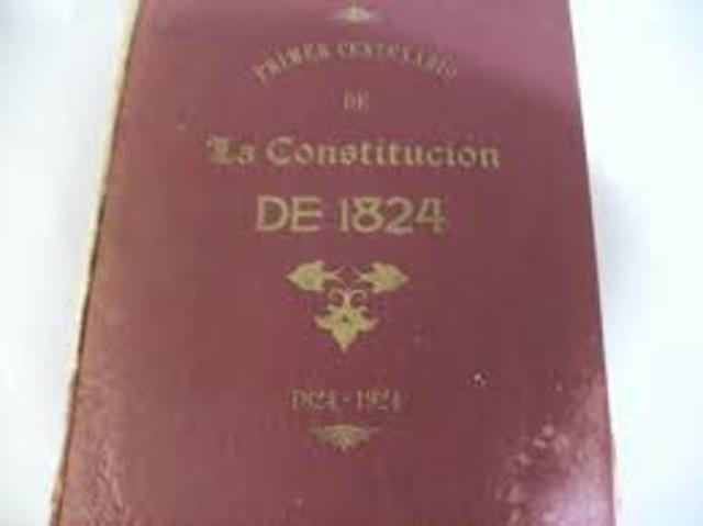 CONSTITUCIÓN DE 1824 4 Oct 1824