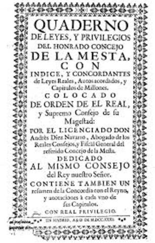 Creación del Honrado Concejo de la Mesta por Alfonso X