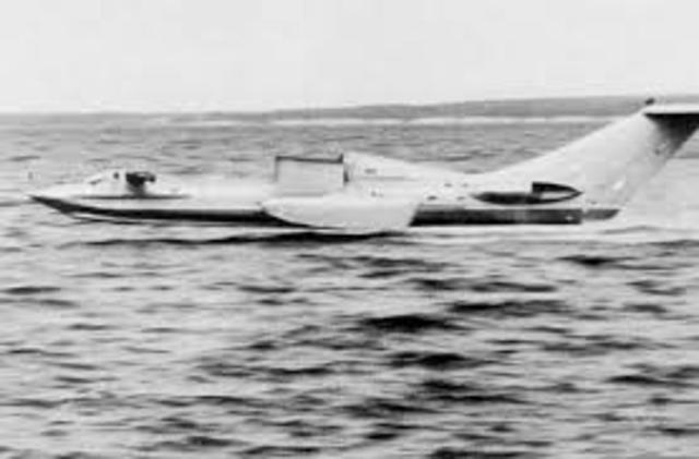 Первый полет первого отечественного экраноплана