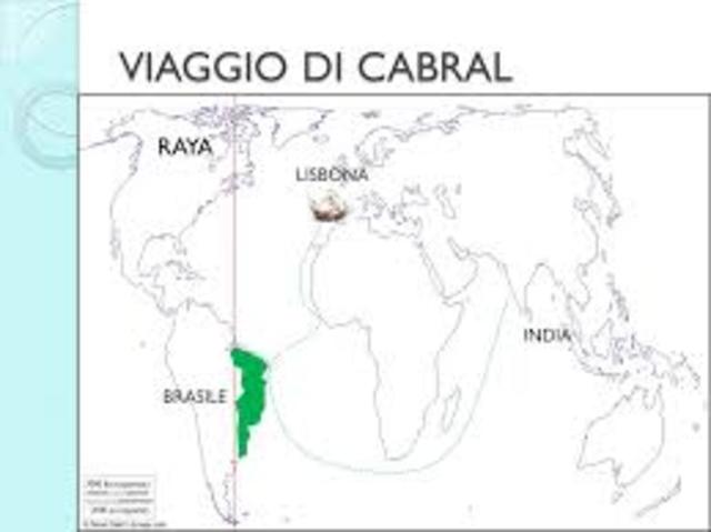 CABRAL SBARCA IN BRASILE