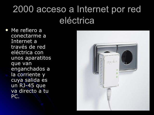 Acceso a Internet por Red eléctrica