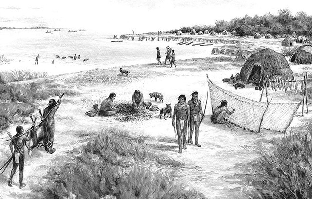 De Vaca discovers Texas