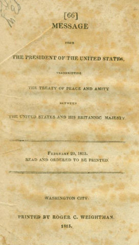 End of The War Of 1812